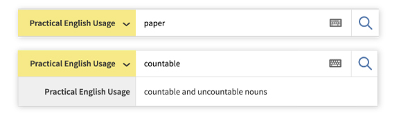 search box